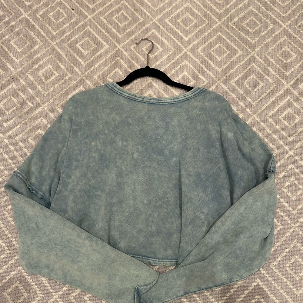 FP Movement by Free People Washed Blue Sweatshirt
